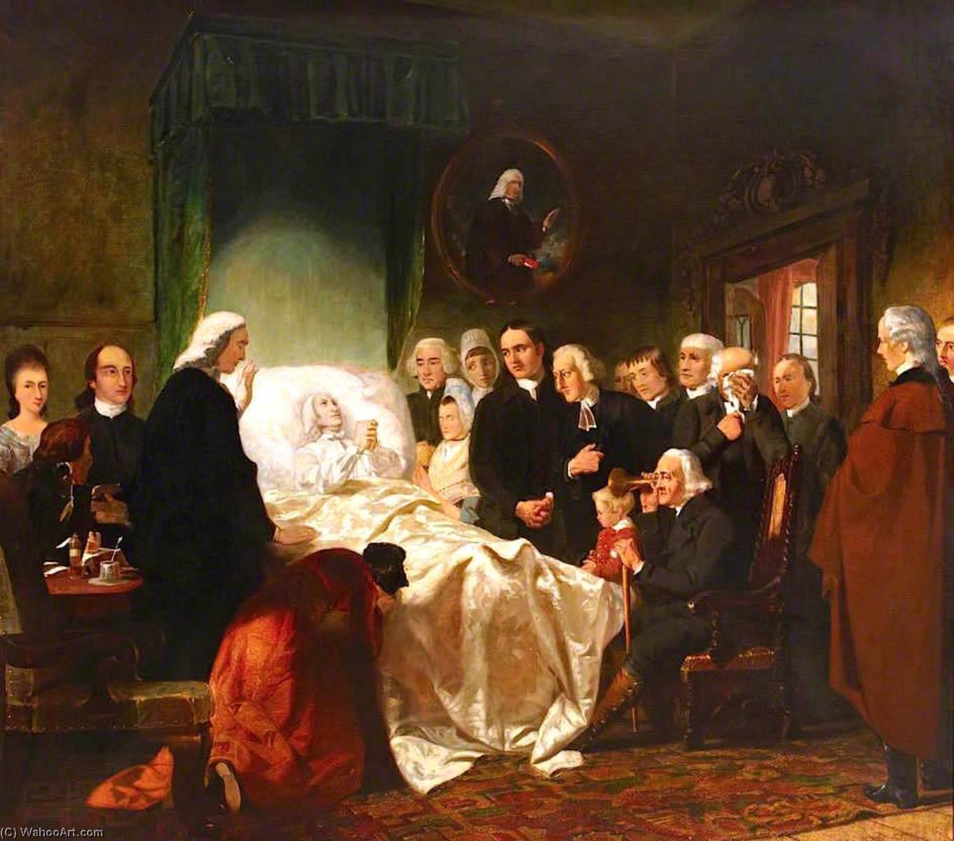 The Holy Triumph Of John Wesley In His Dying — Marshall Claxton
