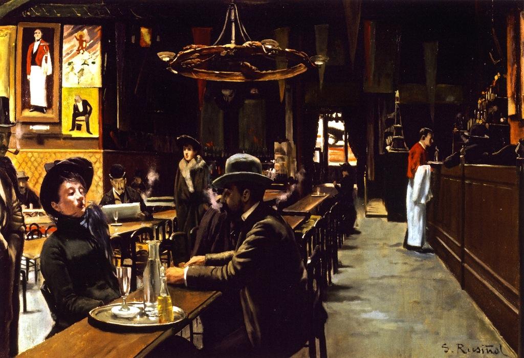 El Cafe De Montmartre (also Known As Cafe De Los Incoherentes) — Santiago Rusiñol