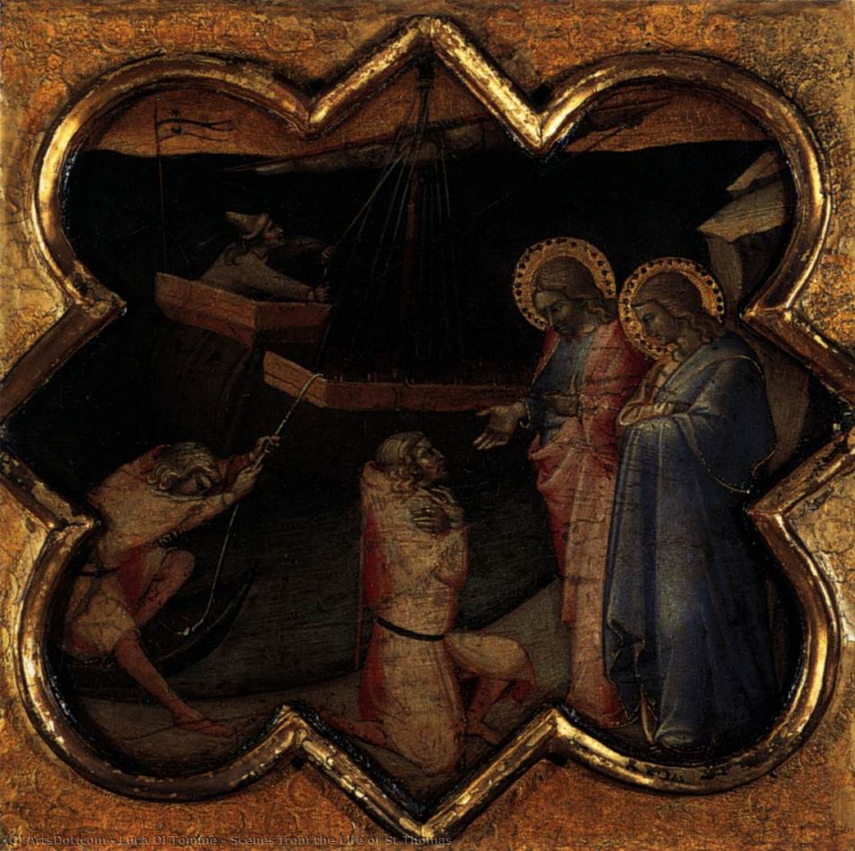 Scenes From The Life Of St Thomas — Luca Di Tommè