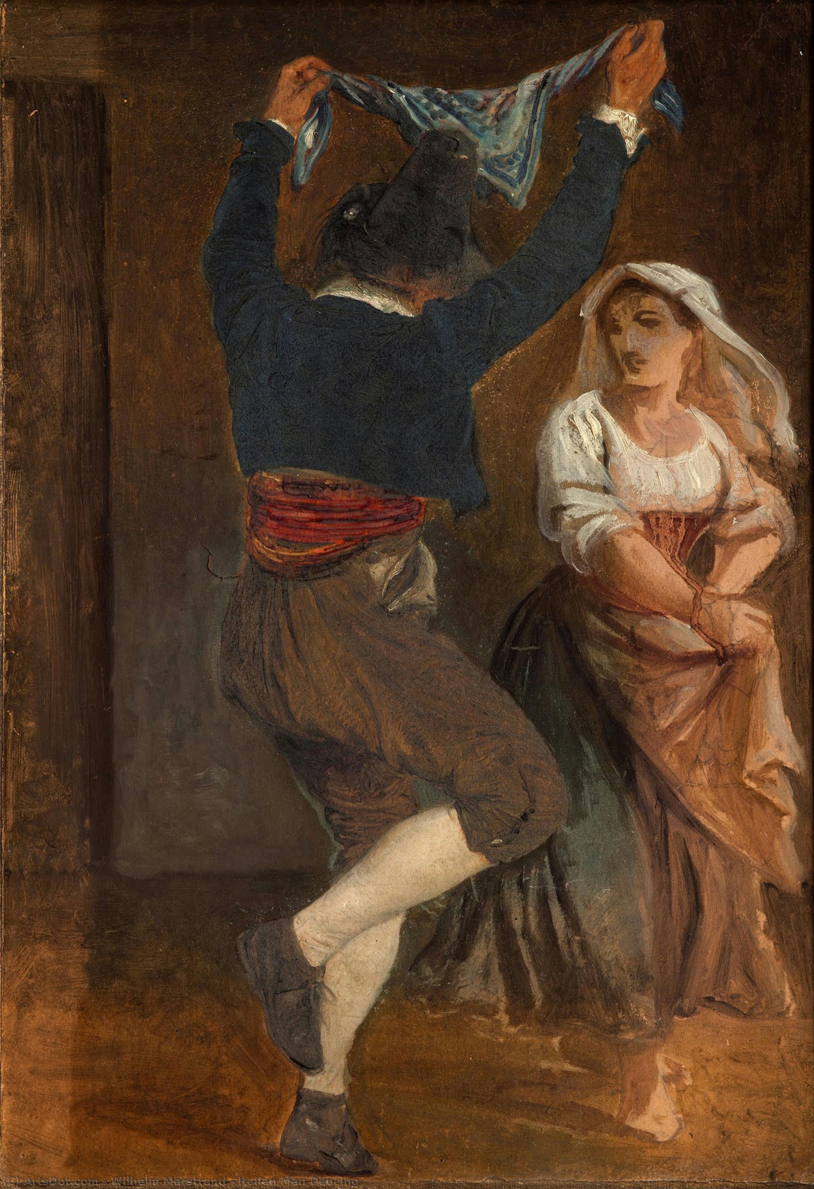 Italian Man Dancing — Wilhelm Marstrand