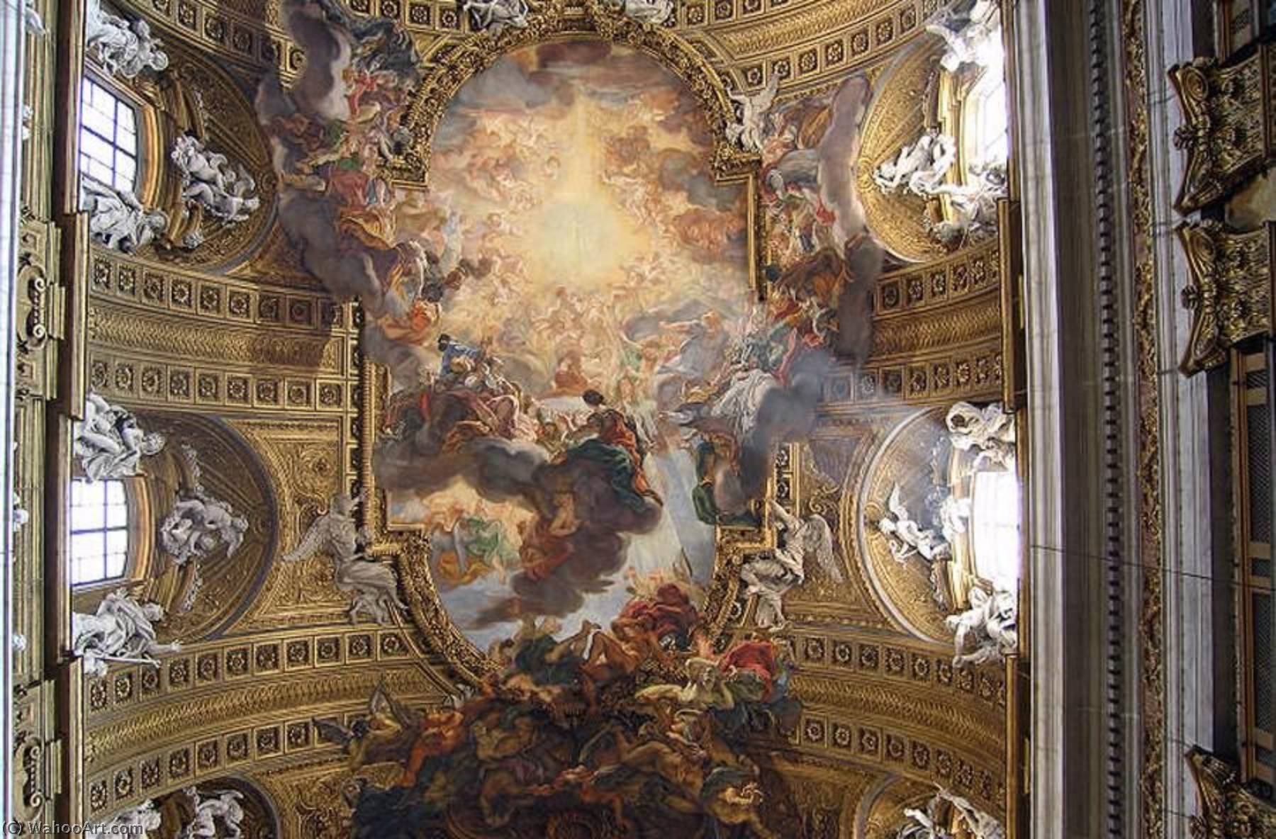 Adoration Of The Name Of Jesus — Detto Baciccio Giovanni Battista Gaulli