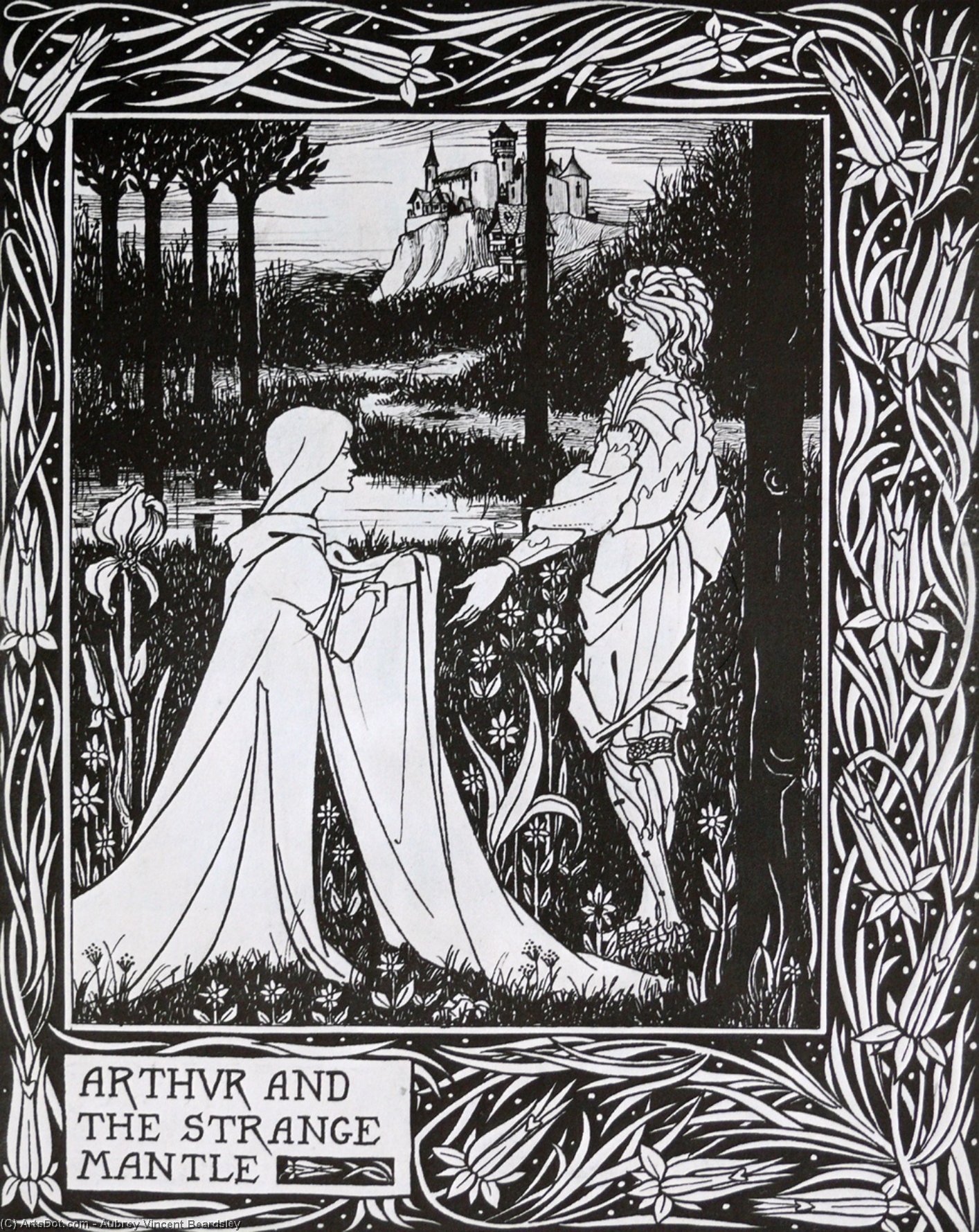 Arthur And The Strange Mantle — Aubrey Vincent Beardsley