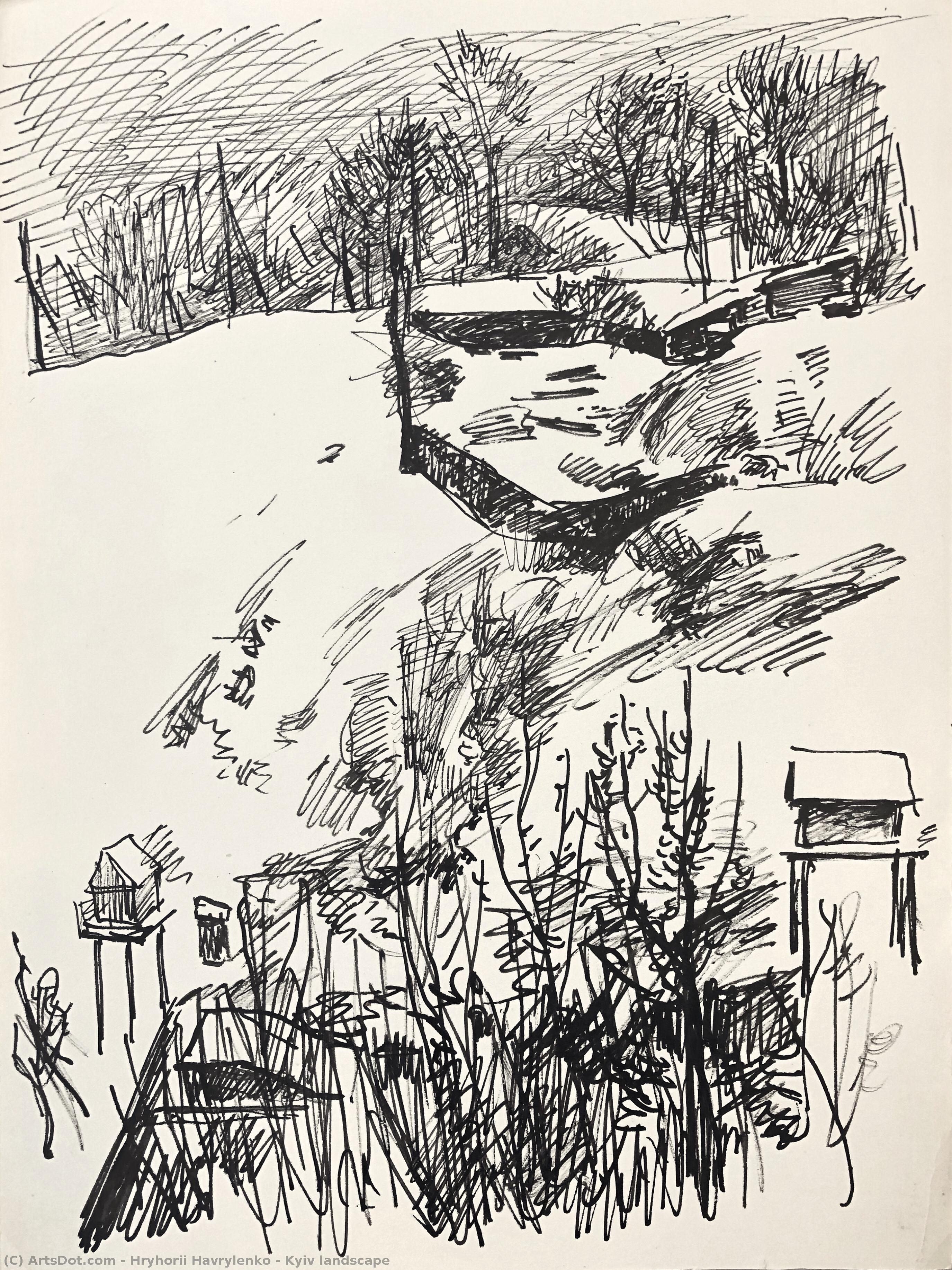 Kyiv Landscape — Hryhorii Havrylenko
