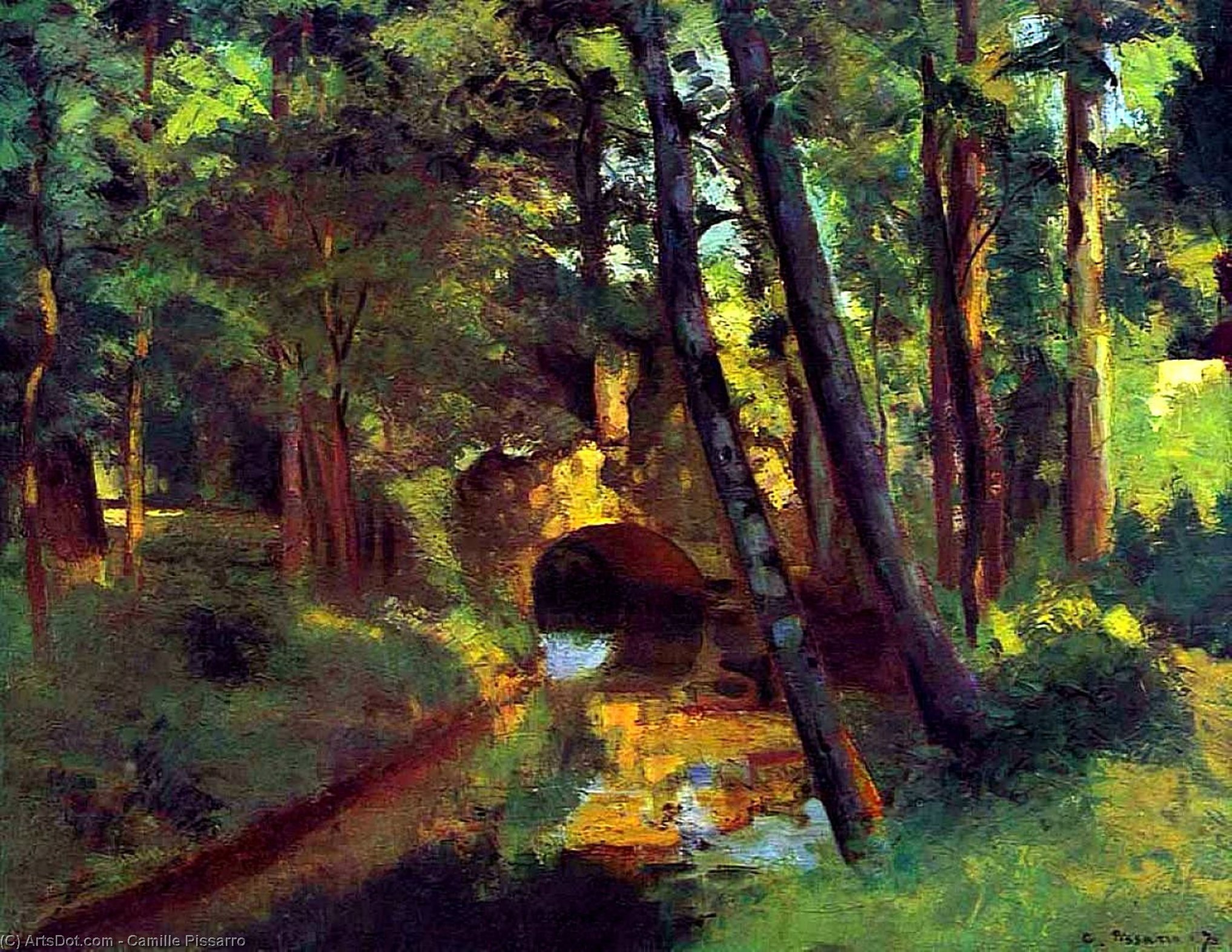 Landscape Near Pontoise — Camille Pissarro
