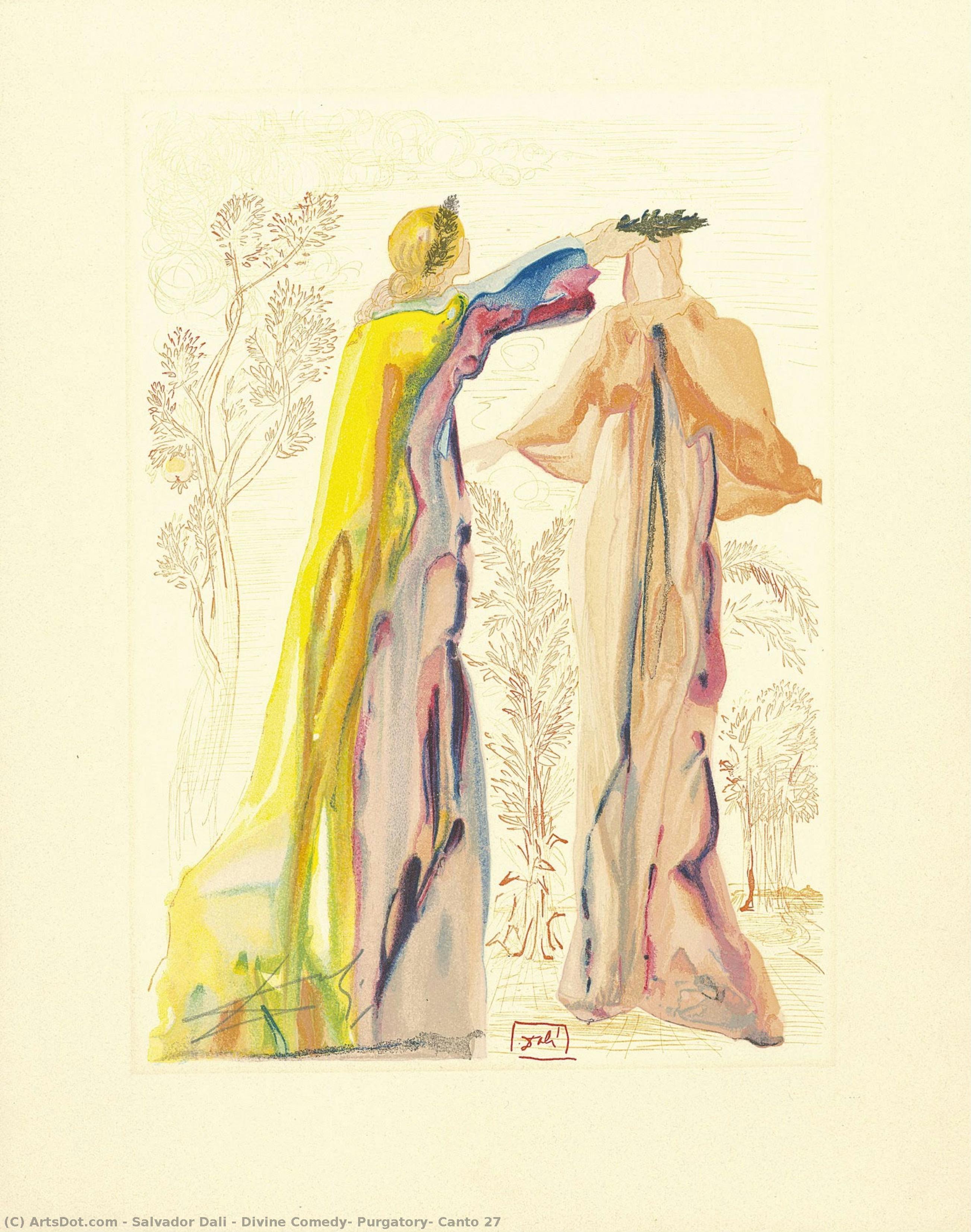 Purgatory Canto 27 — Salvador Dalí
