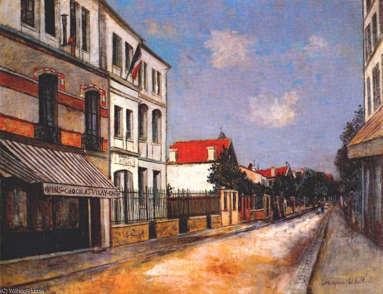 Rue A Asnieres — Maurice Utrillo