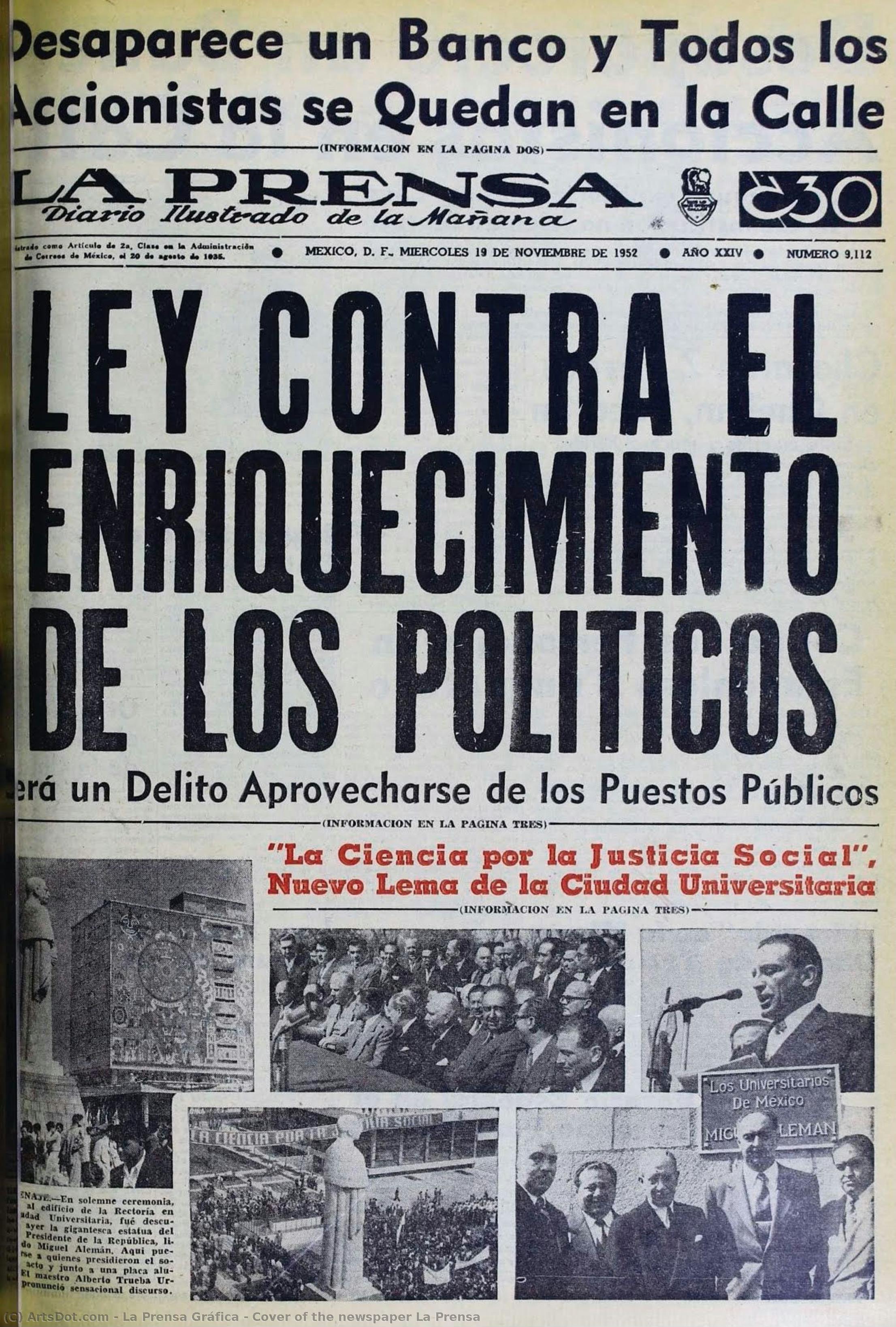 Cover Of The Newspaper La Prensa — La Prensa Gráfica