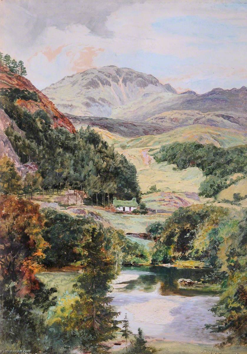 Entrance To Aberglaslyn Pass — Frederick William Hayes