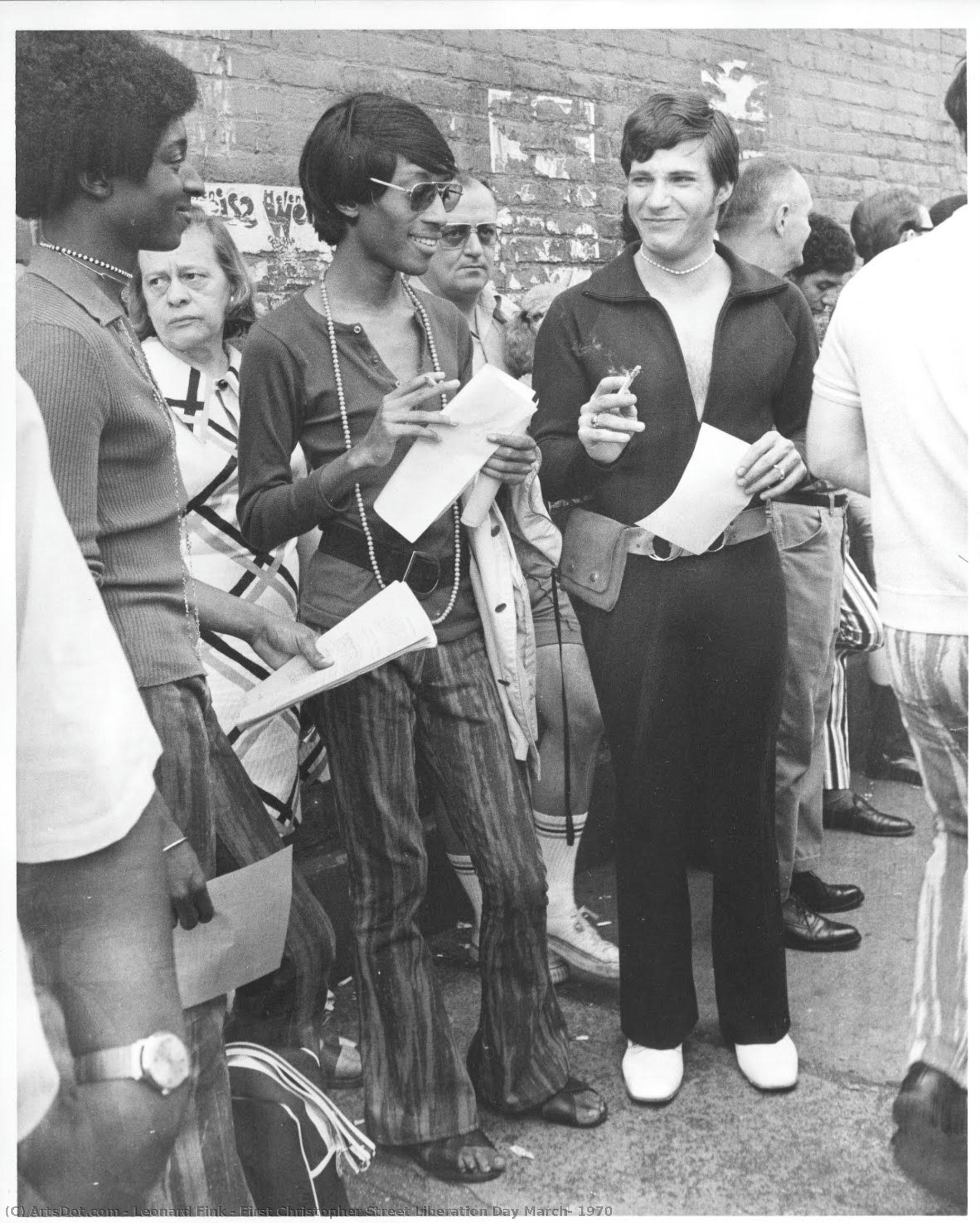 First Christopher Street Liberation Day March, 1970 — Leonard Fink