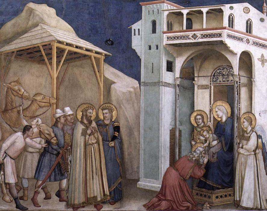 Die Verehrung Der Könige (nordtransept, Unterkirche, San Francesco, Assisi) — Giotto Di Bondone