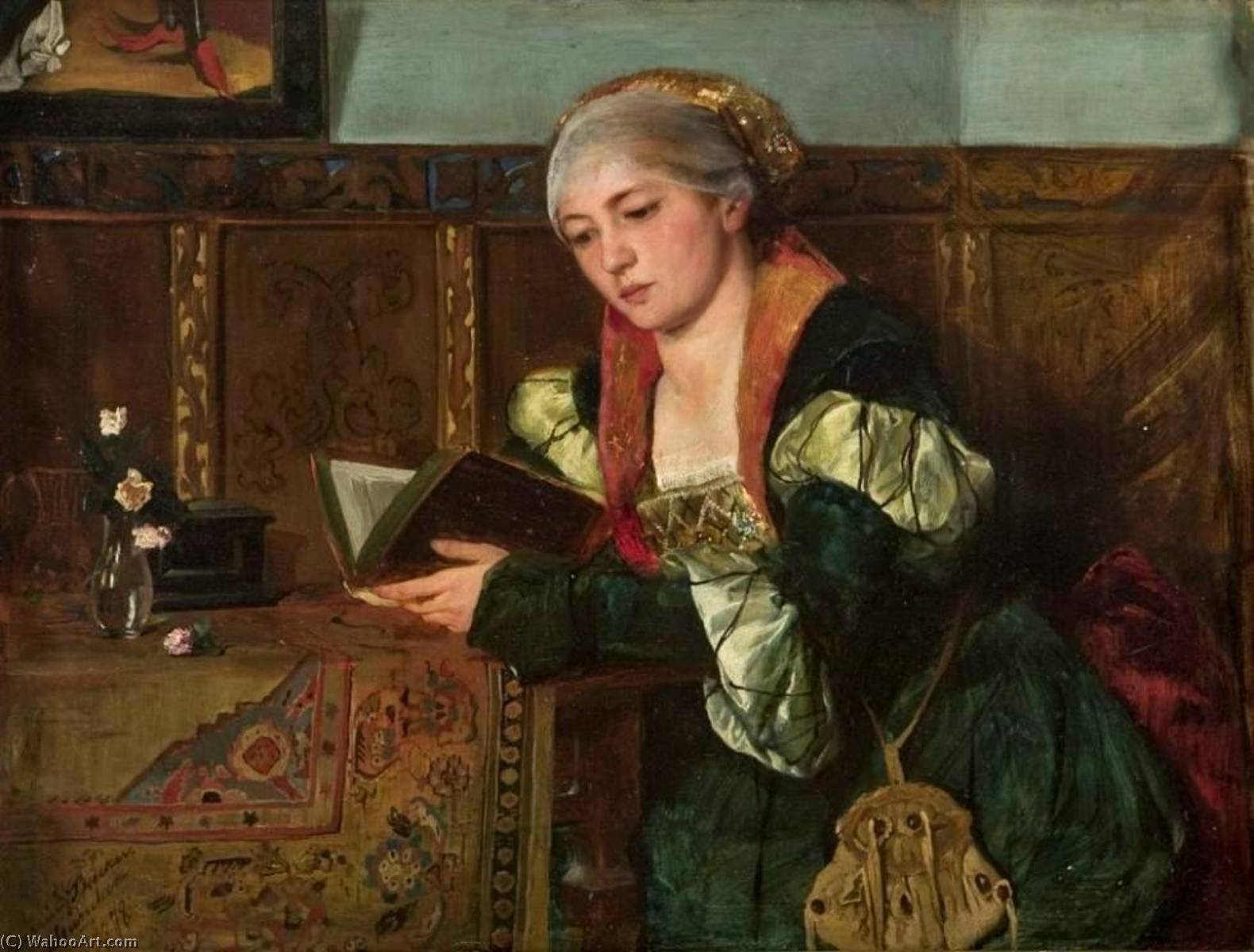 Lady Reading — Гаретти Бэкер