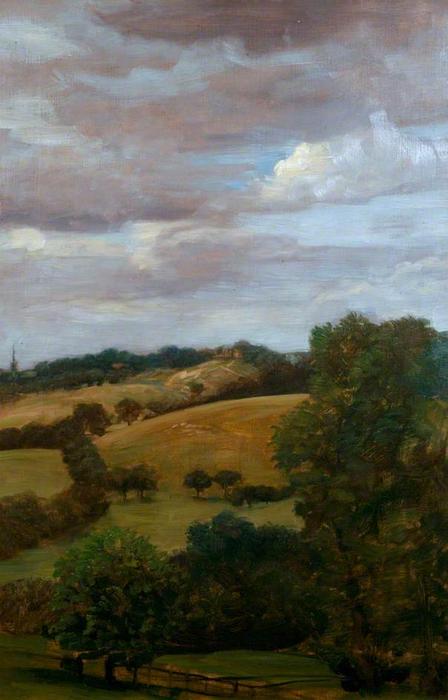 Hilly Landscape — Альфонс Легрос