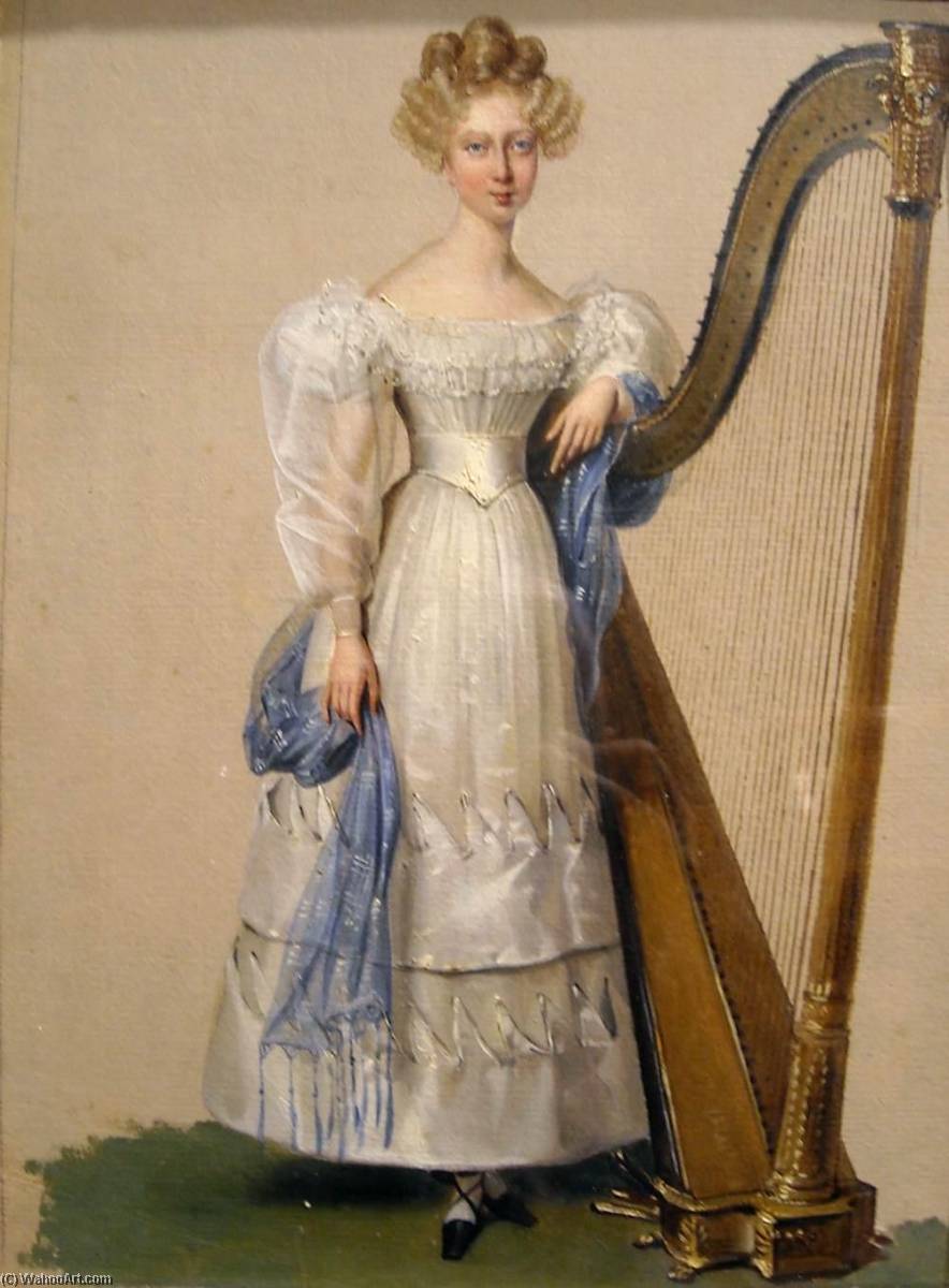 Portraits Of The Princess Marie De Valois — Alexandre-jean Dubois-drahonet