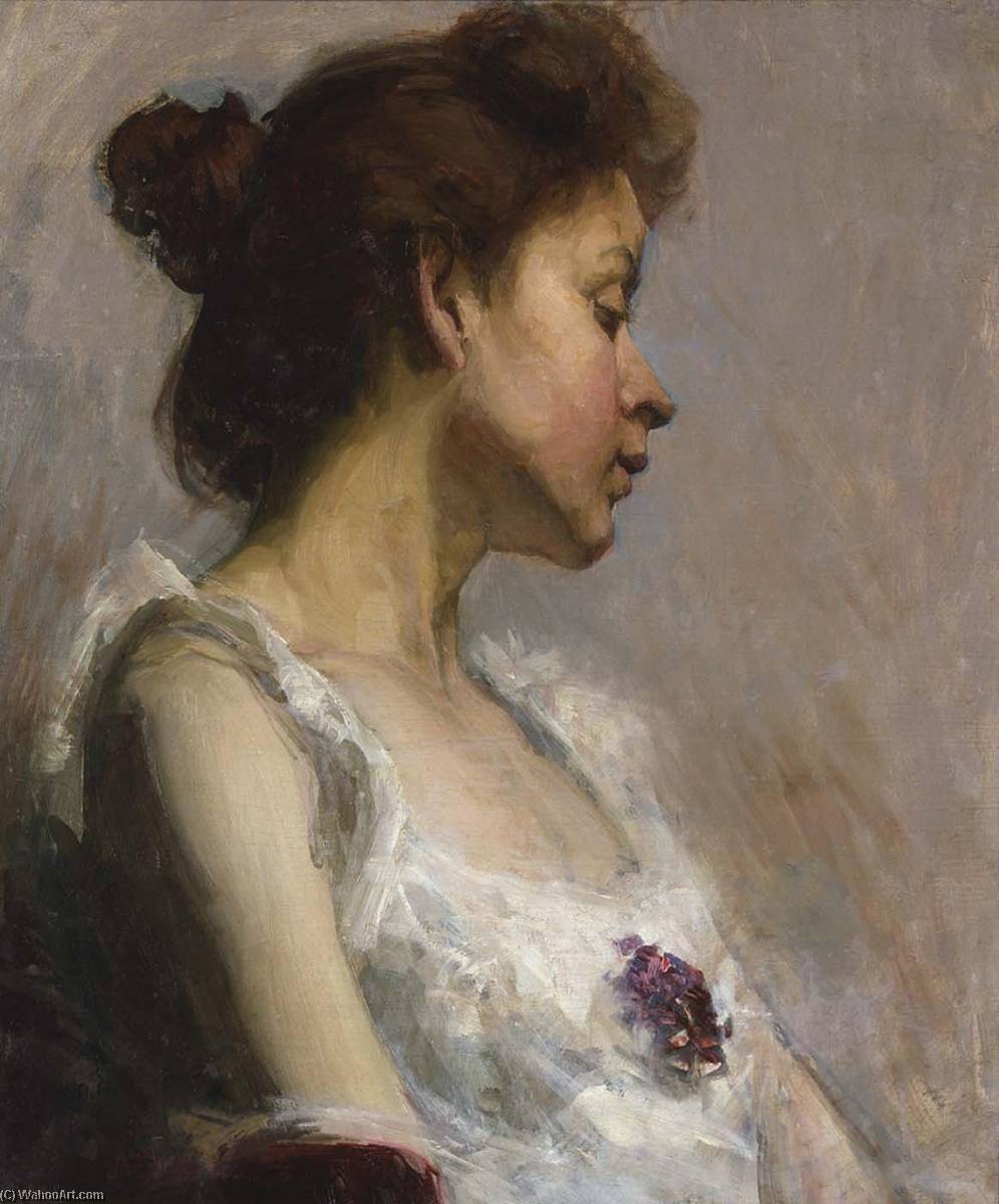 Portrait Of The Artist's Wife — Хенри Осава Танер