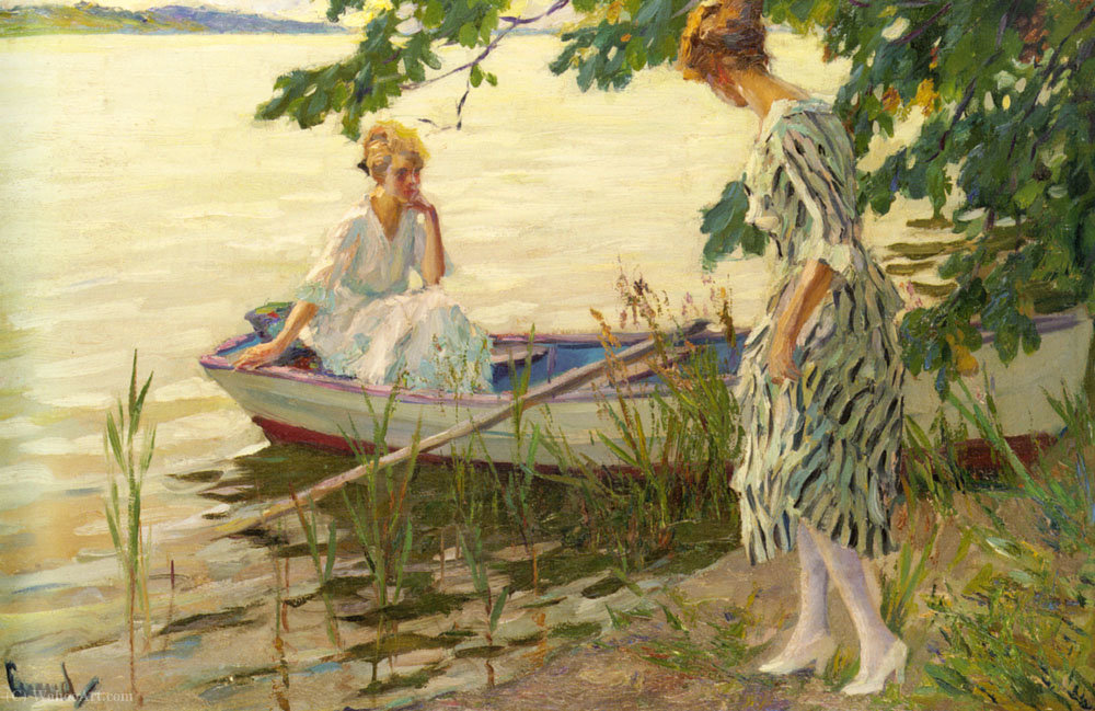 An Afternoon On The Lake — Edward Cucuel
