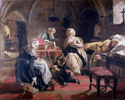 The Royal Family Of France In The Prison — Edward Matthew Ward