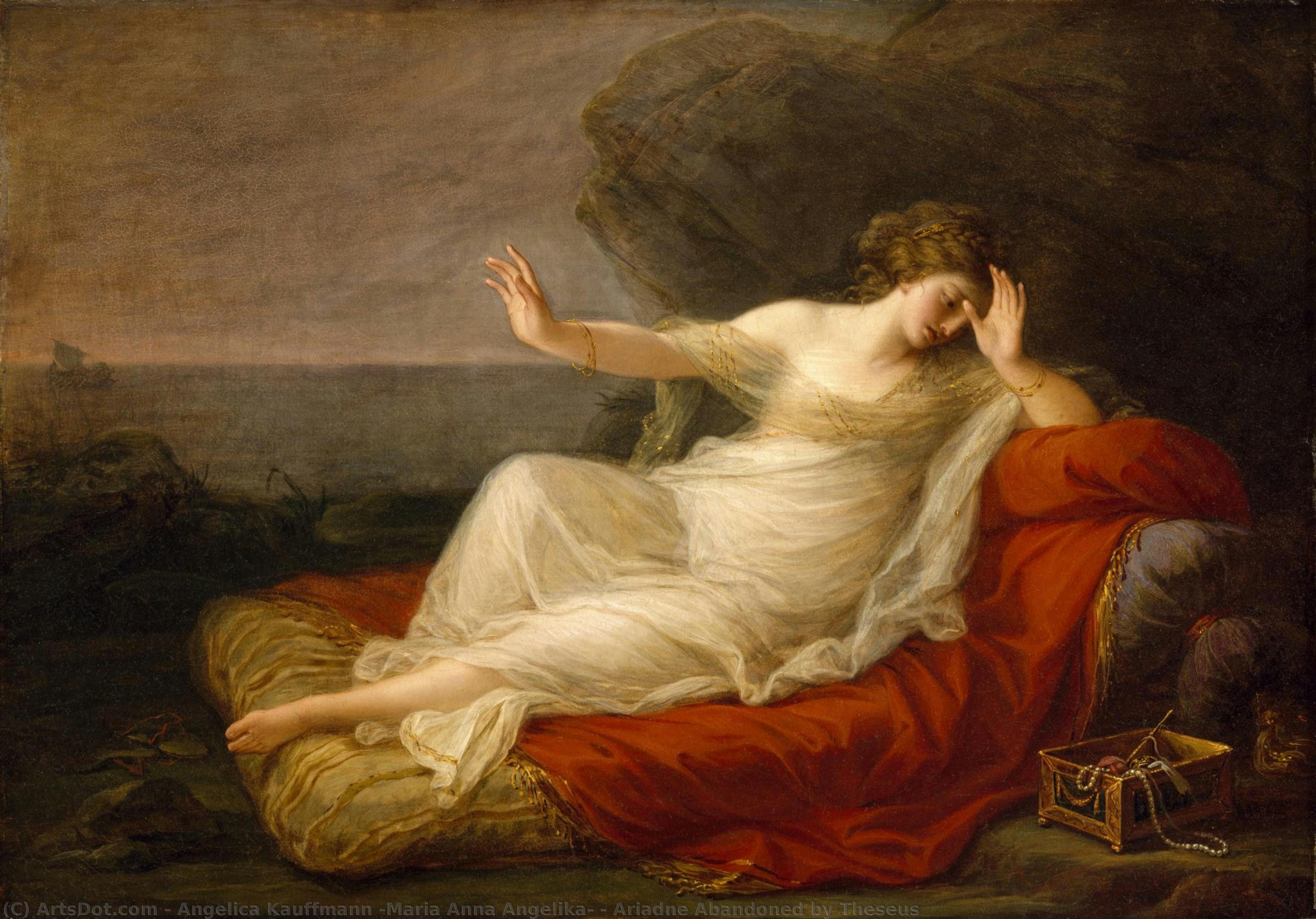 Ariadne Abandoned By Theseus — Angelica Kauffmann