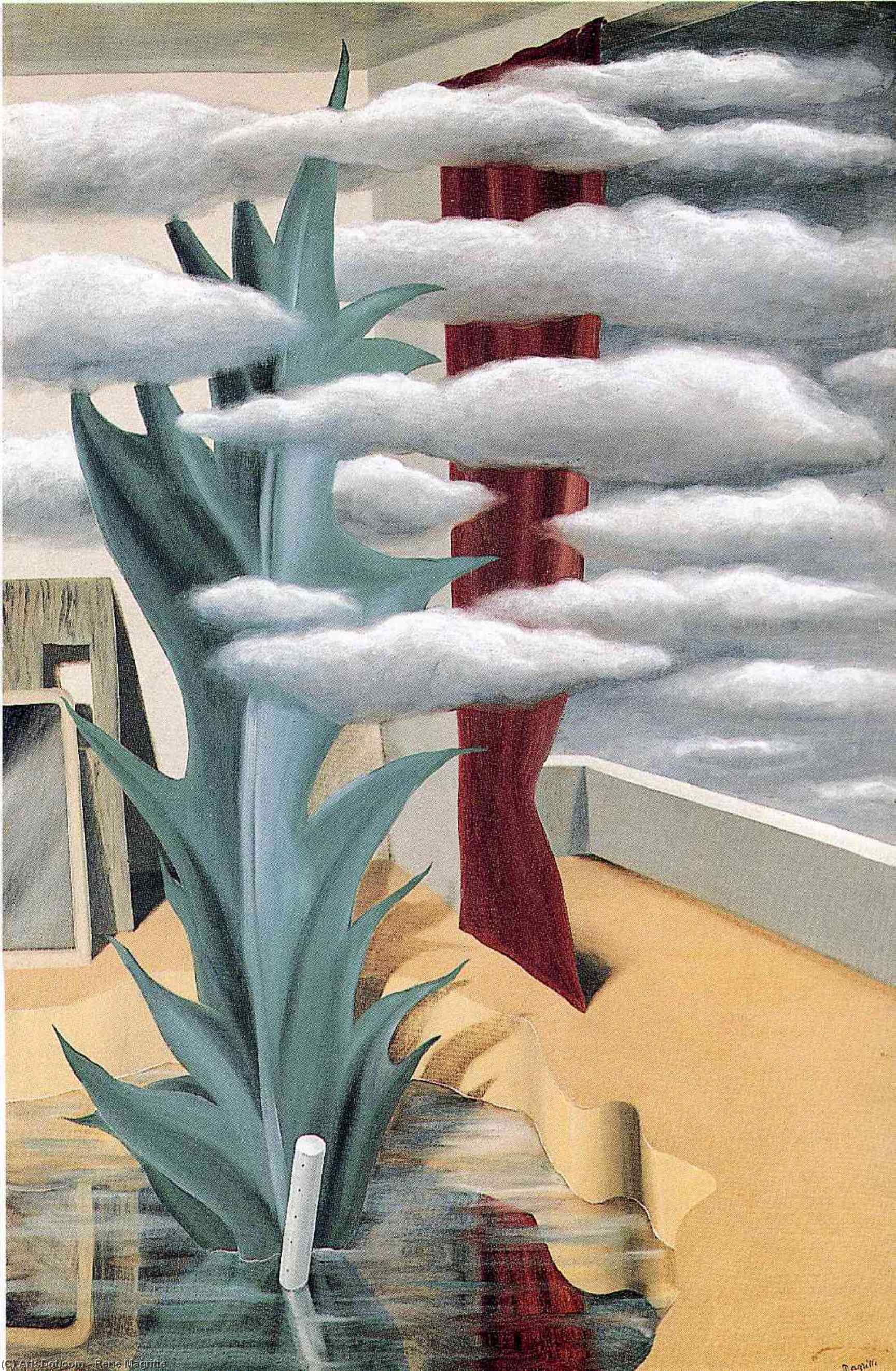 After The Water, The Clouds — René Magritte