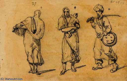 Studies Of Oriental Peasants — George Chinnery