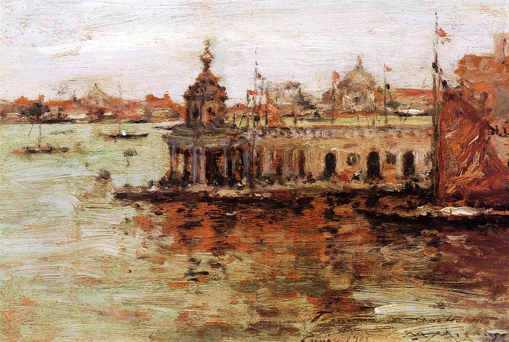 Venice: View Of The Navy Arsenal — William Merritt Chase