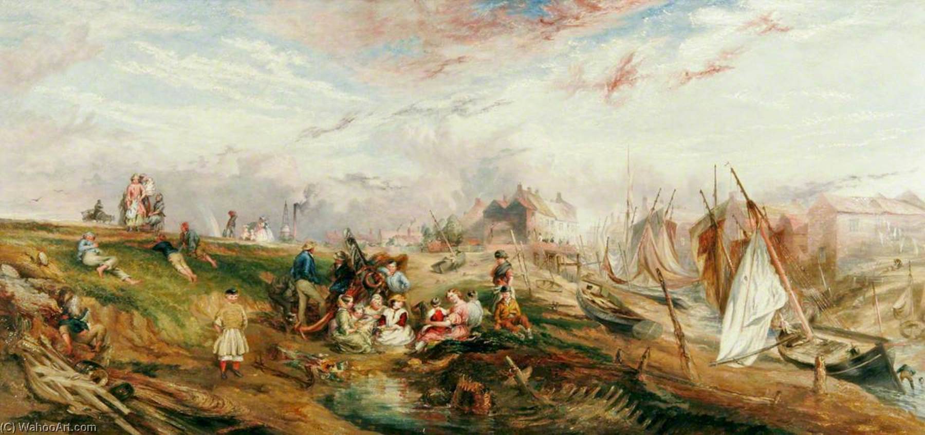 Fisher Fleet Looking East, King's Lynn, Norfolk — Henry Baines