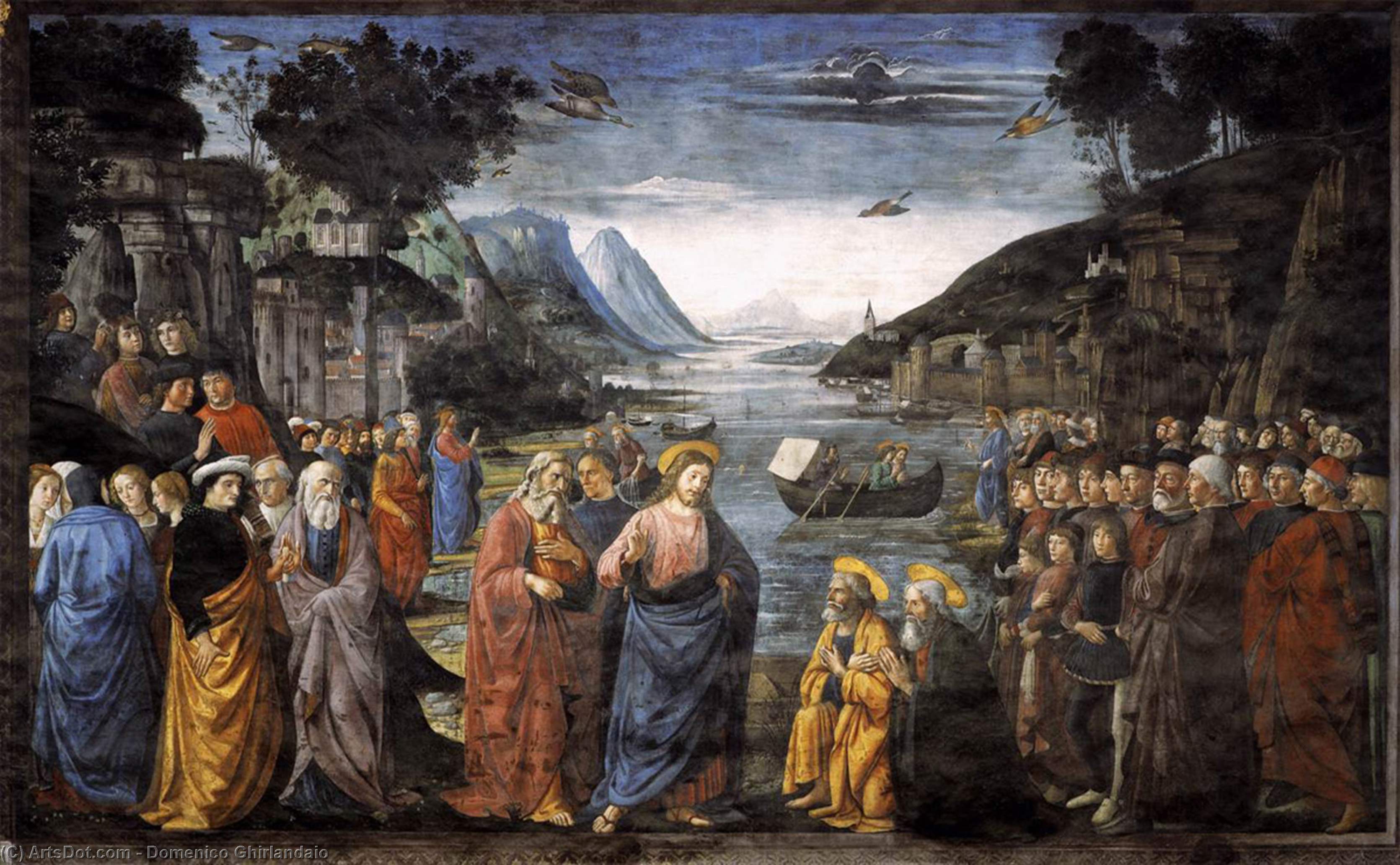 The Calling Of St. Peter And St. Andrew — Domenico Ghirlandaio