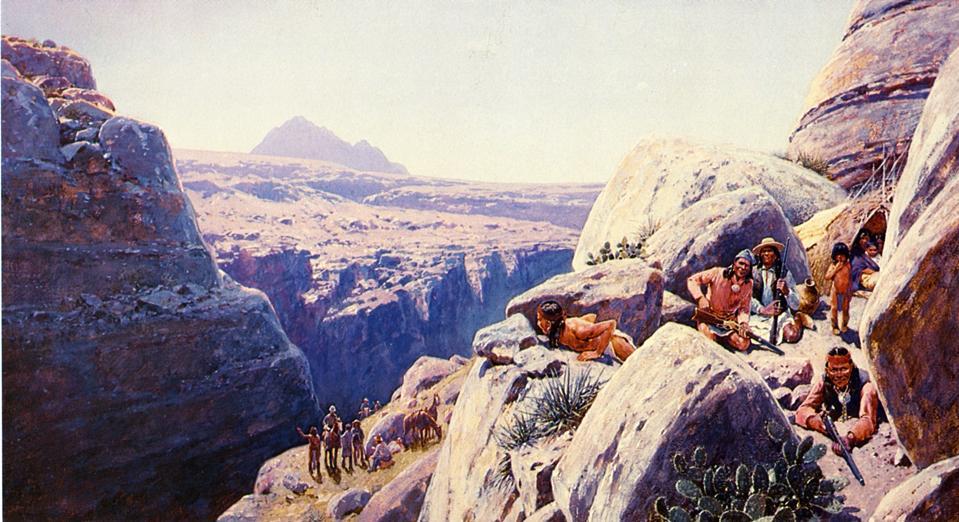 Nest Of Rattlesnakes — Henry F Farny