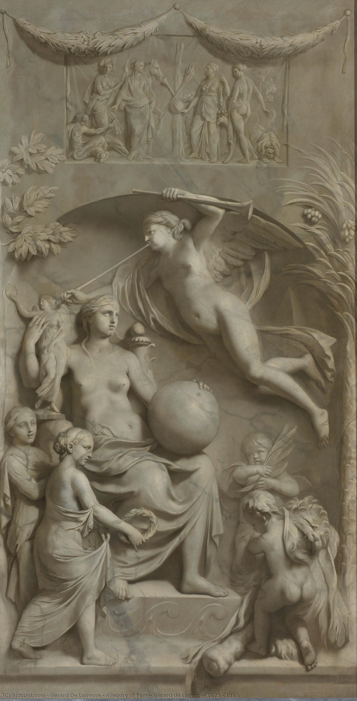 Allegory Of Fame, Gerard De Lairesse, 1675 - 1683 — Gérard De Lairesse