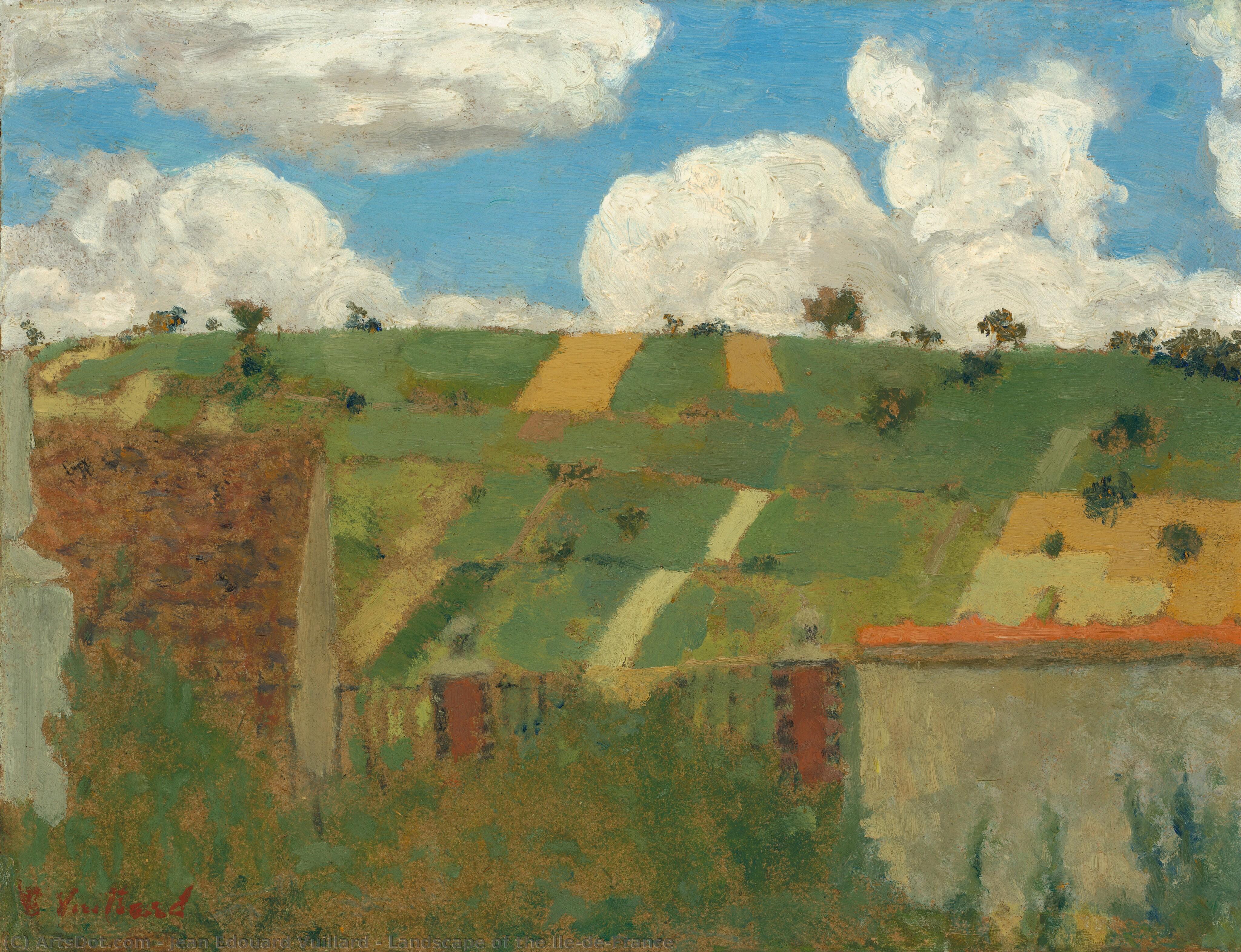 Landscape Of The Ile-de-france — Jean-édouard Vuillard