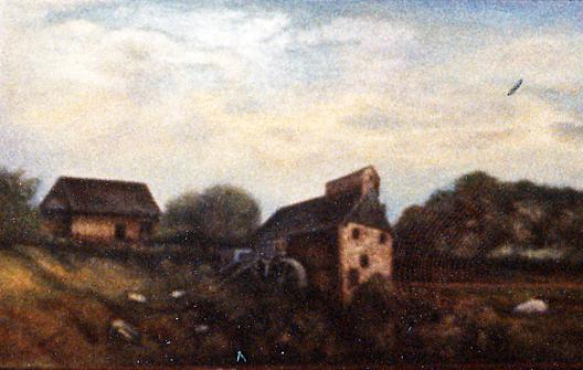Schwartz's Old Mill, (painting) — Franklin H Eshelman