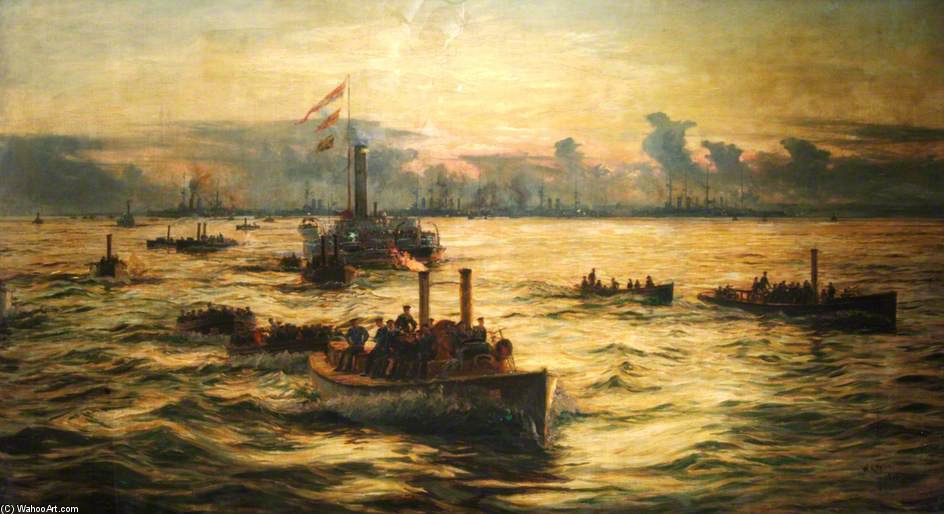Liberty Men Landing From Spithead — William Lionel Wyllie