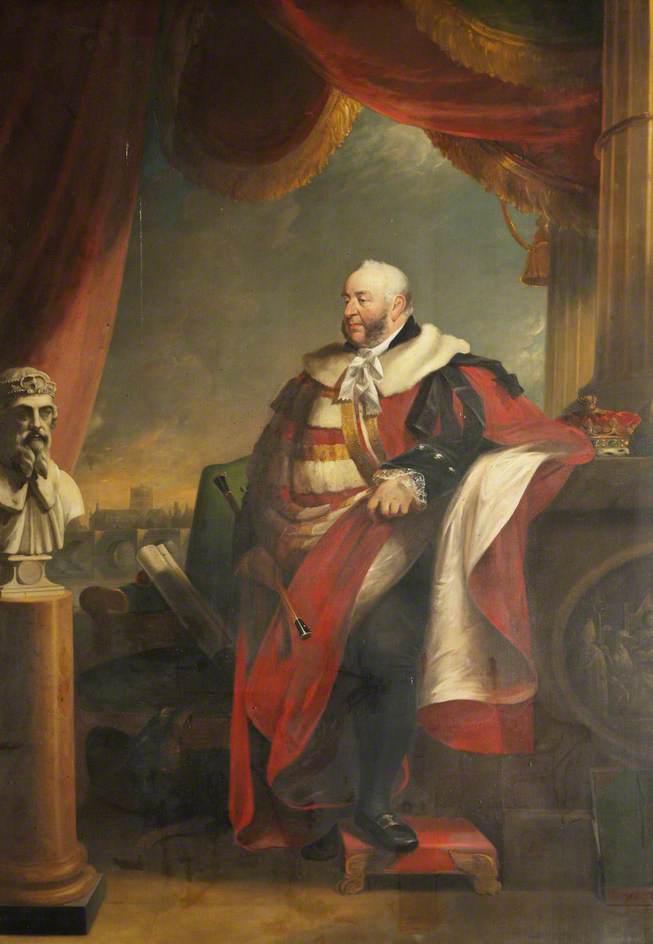 The Duke Of Norfolk (1746–1815), Looking Over The Wye Bridge And Hereford Cathedral — James Lonsdale