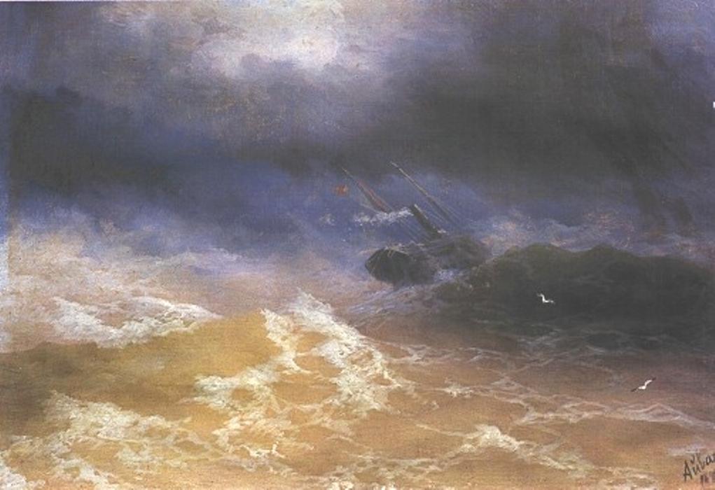 Storm On Sea — Ivan Konstantinovich Aivazovsky