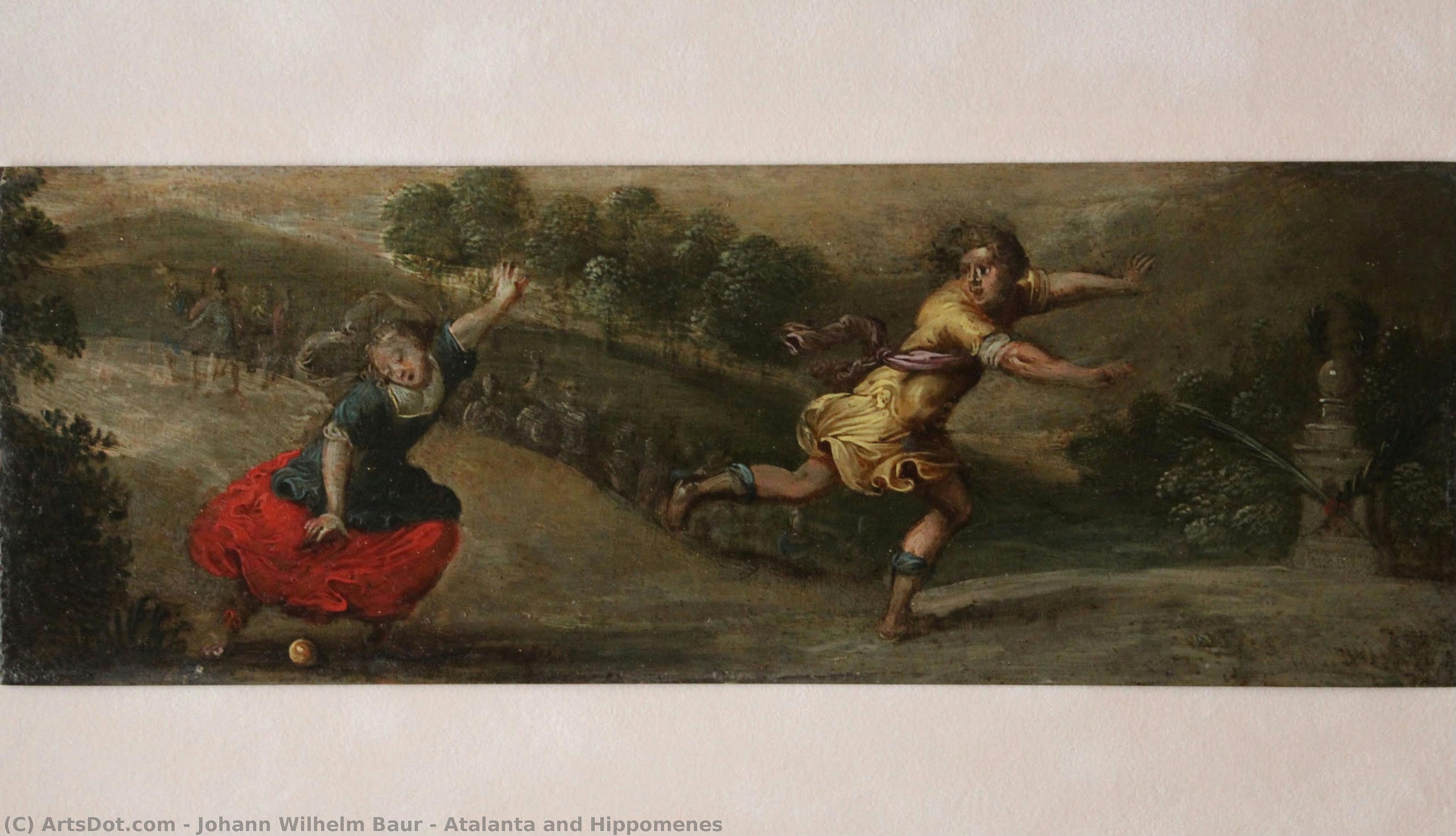 Atalanta And Hippomenes — Johann Wilhelm Baur