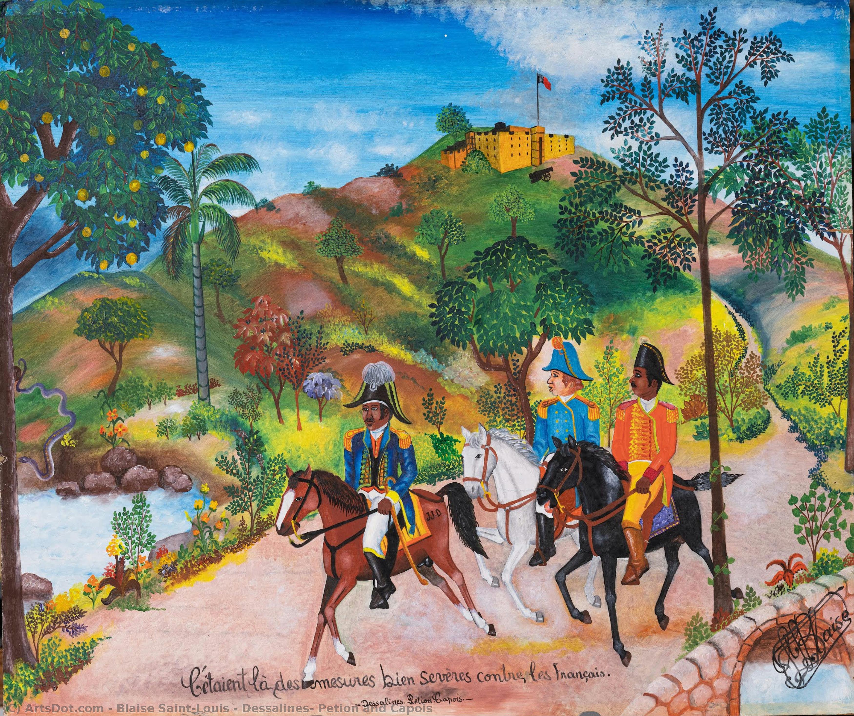 Dessalines, Petion And Capois — Blaise Saint-louis