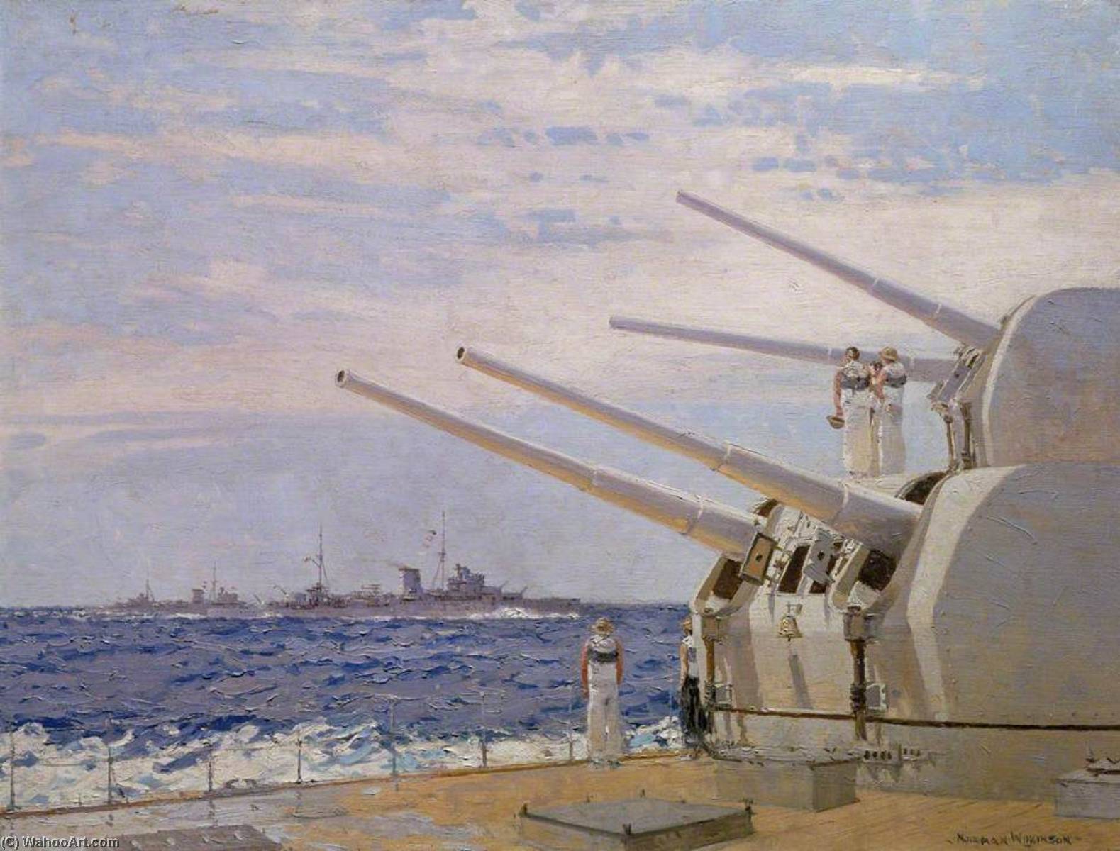 Six Inch Gun Light Cruisers Of The Leander Class — Norman Wilkinson