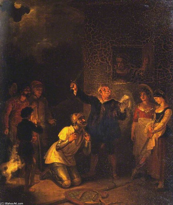 The Order Of Knighthood Conferred On Don Quixote By The Inn Keeper — Robert Smirke