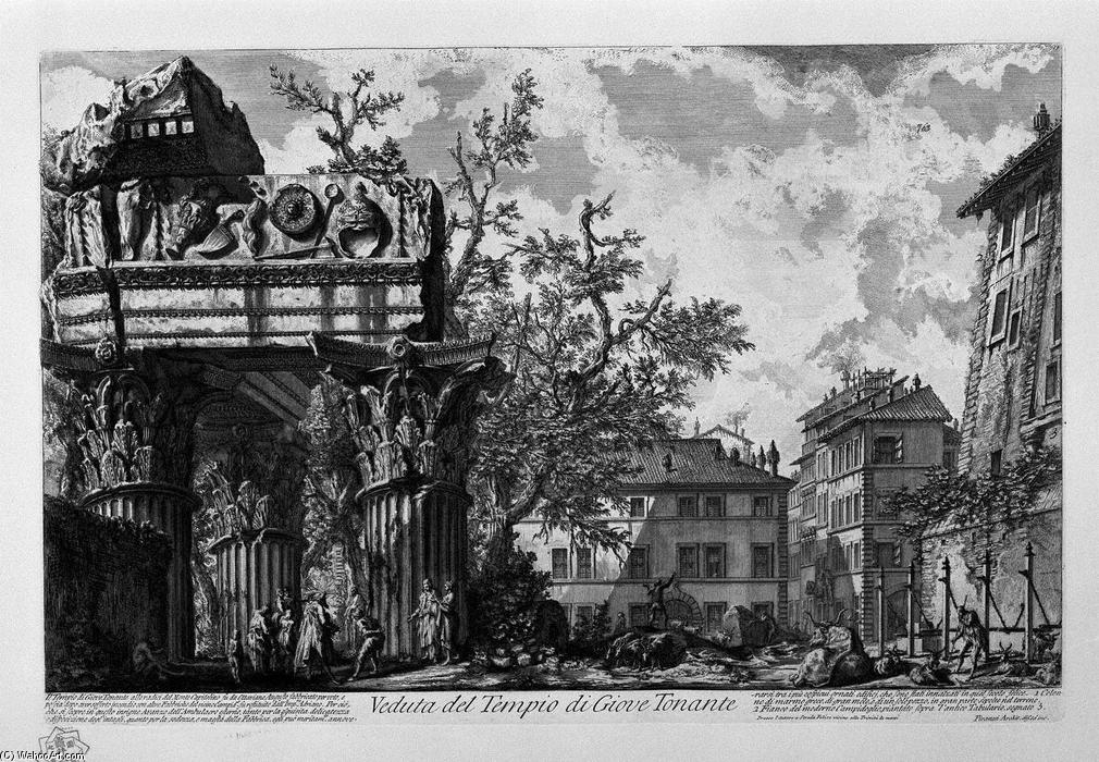 View Of The Temple Of Jupiter The Thunderer — Giovanni Battista Piranesi