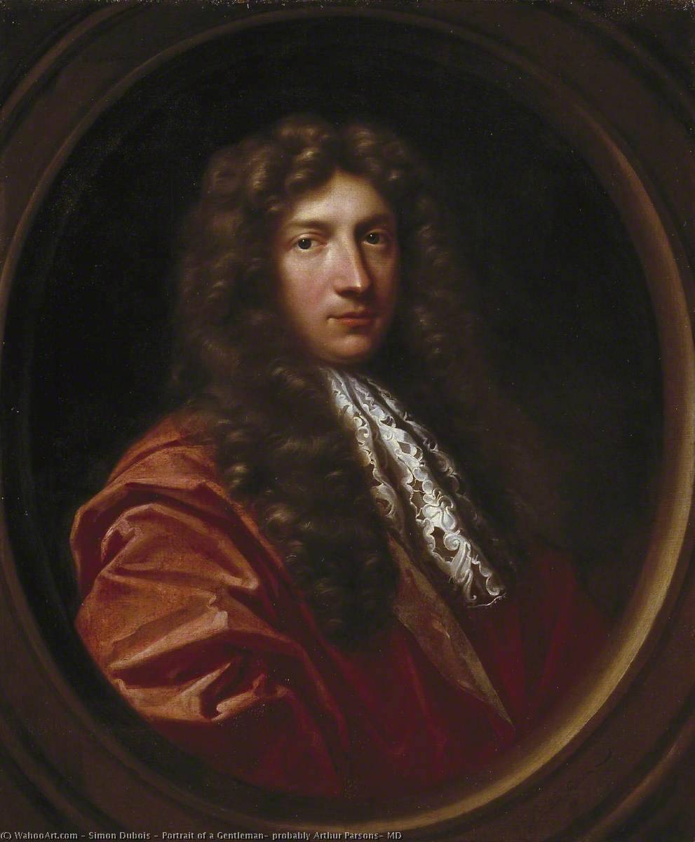 Portrait Of A Gentleman, Probably Arthur Parsons, Md — Simon Dubois