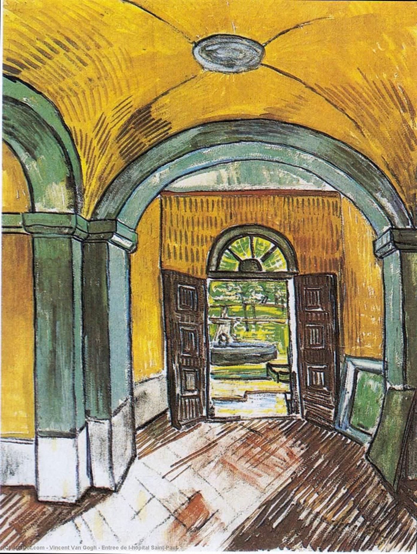 Der Eingangsbereich Des Sankt-paul-krankenhauses — Vincent Willem Van Gogh