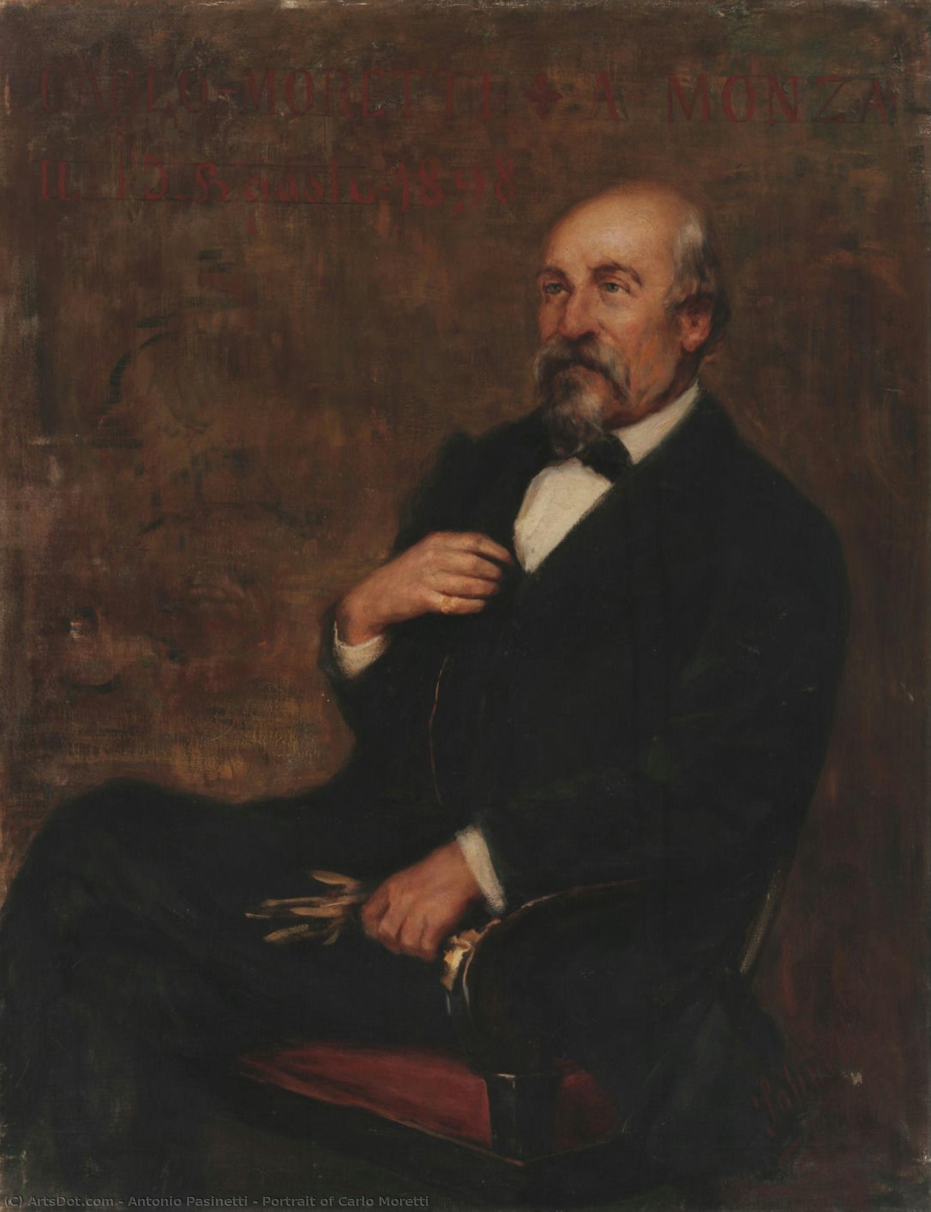 Portrait Of Carlo Moretti — Antonio Pasinetti