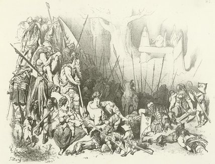 Los Druidas Llegan — Paul Gustave Doré