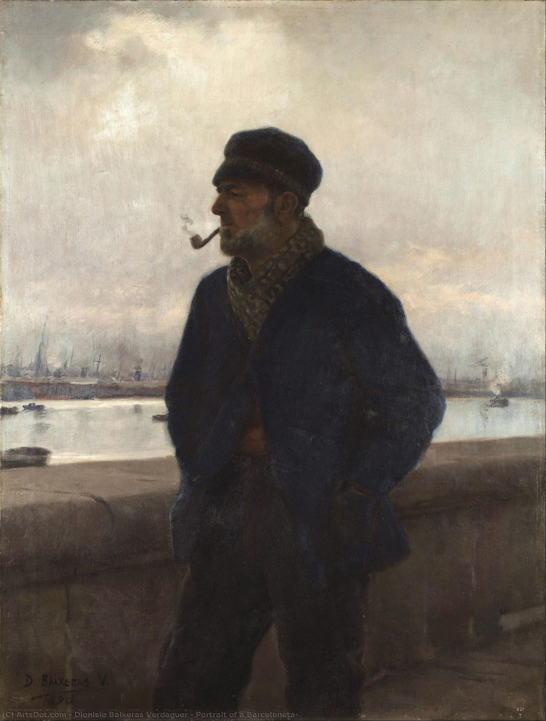 Portrait Of A Barceloneta — Dionisio Baixeras Verdaguer