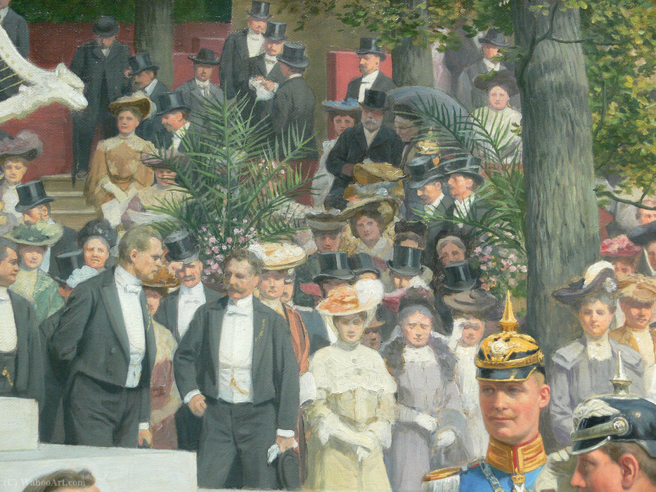 Enthüllung Wagner-denkmal Detail 05a — Anton Von Werner