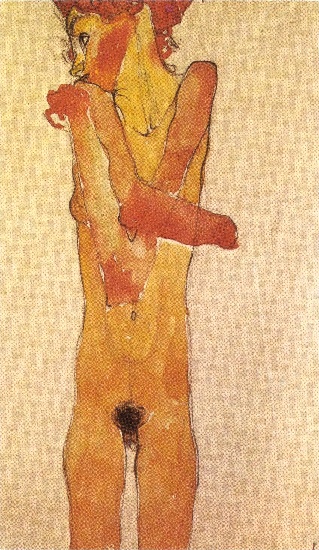 Nude 1910 — Шиле
