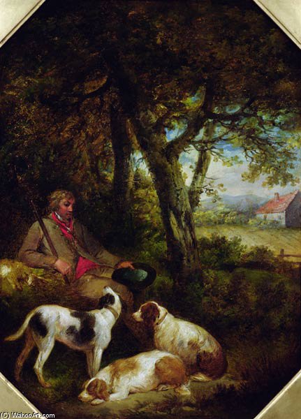 The Weary Sportsman — Henry Robert Morland