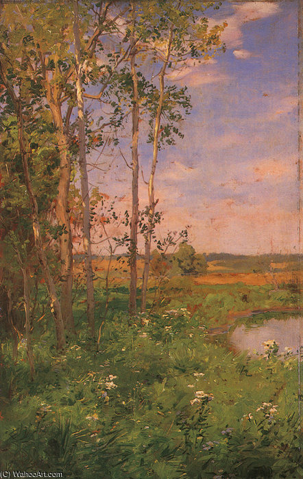 At The Edge Of The Pond — Walter Launt Palmer