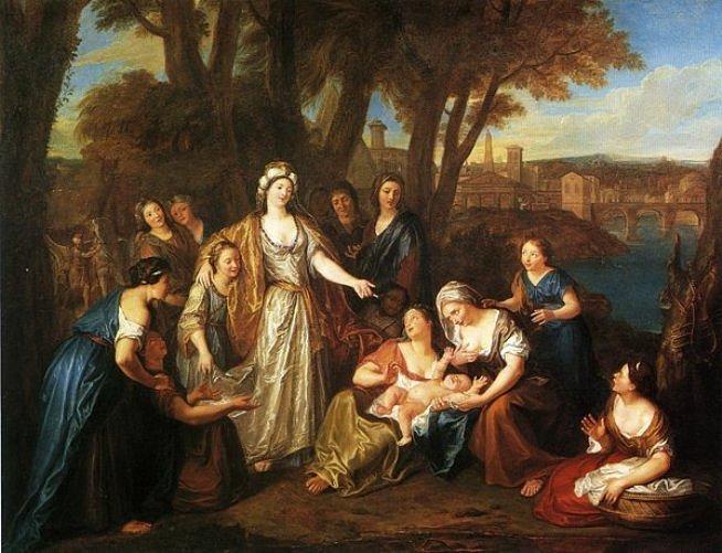 The Finding Of Moses — Antoine Coypel Ii