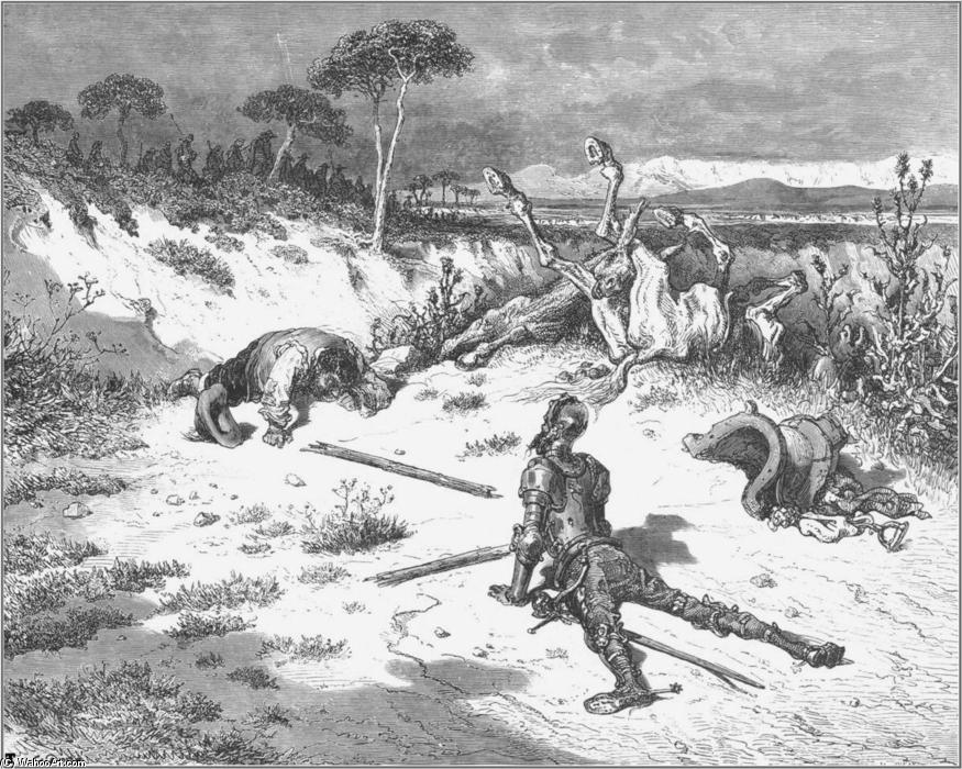 Don Quixote's Moralising On Ingratitude — Paul Gustave Doré