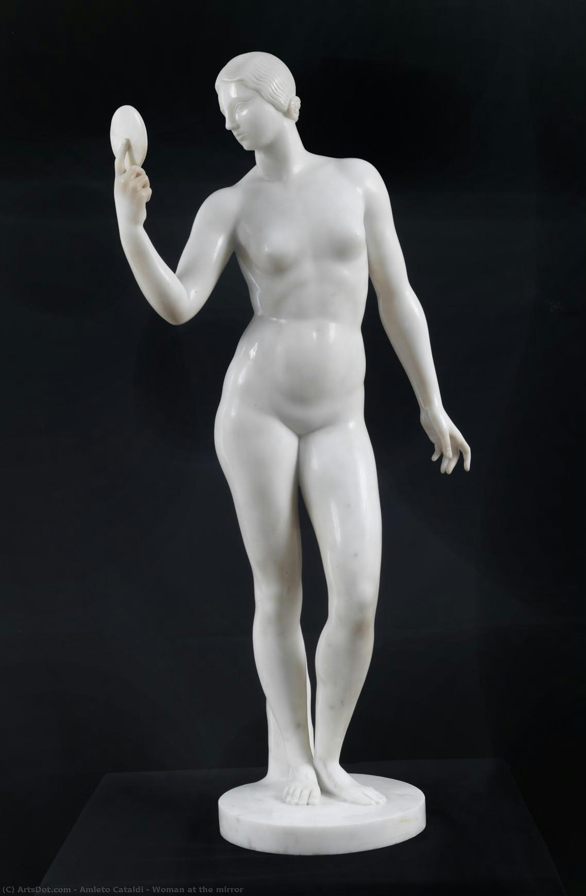 Woman At The Mirror — Amleto Cataldi
